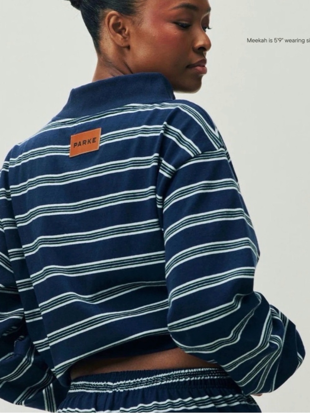 Parke Striped Mockneck - Picture 3 of 8